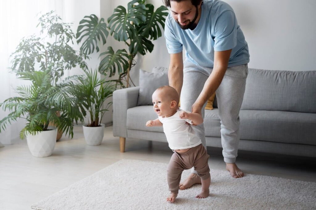 is it bad to hold baby in standing position