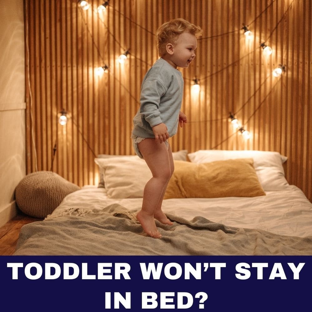 toddler won't stay in bed