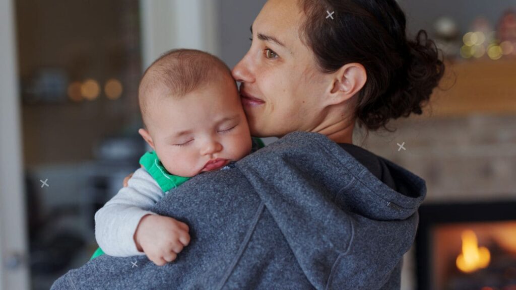 Newborn Only Sleeps When Held 5