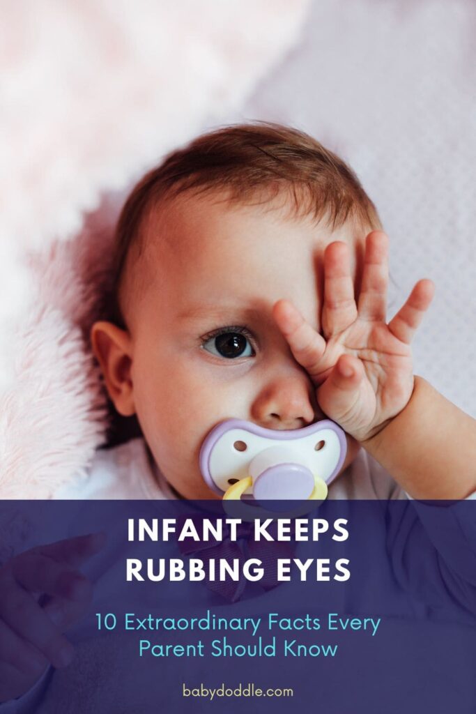 Infant Keeps Rubbing Eyes